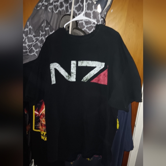Mass effect N7 men's t shirt XXL used - Picture 3 of 5